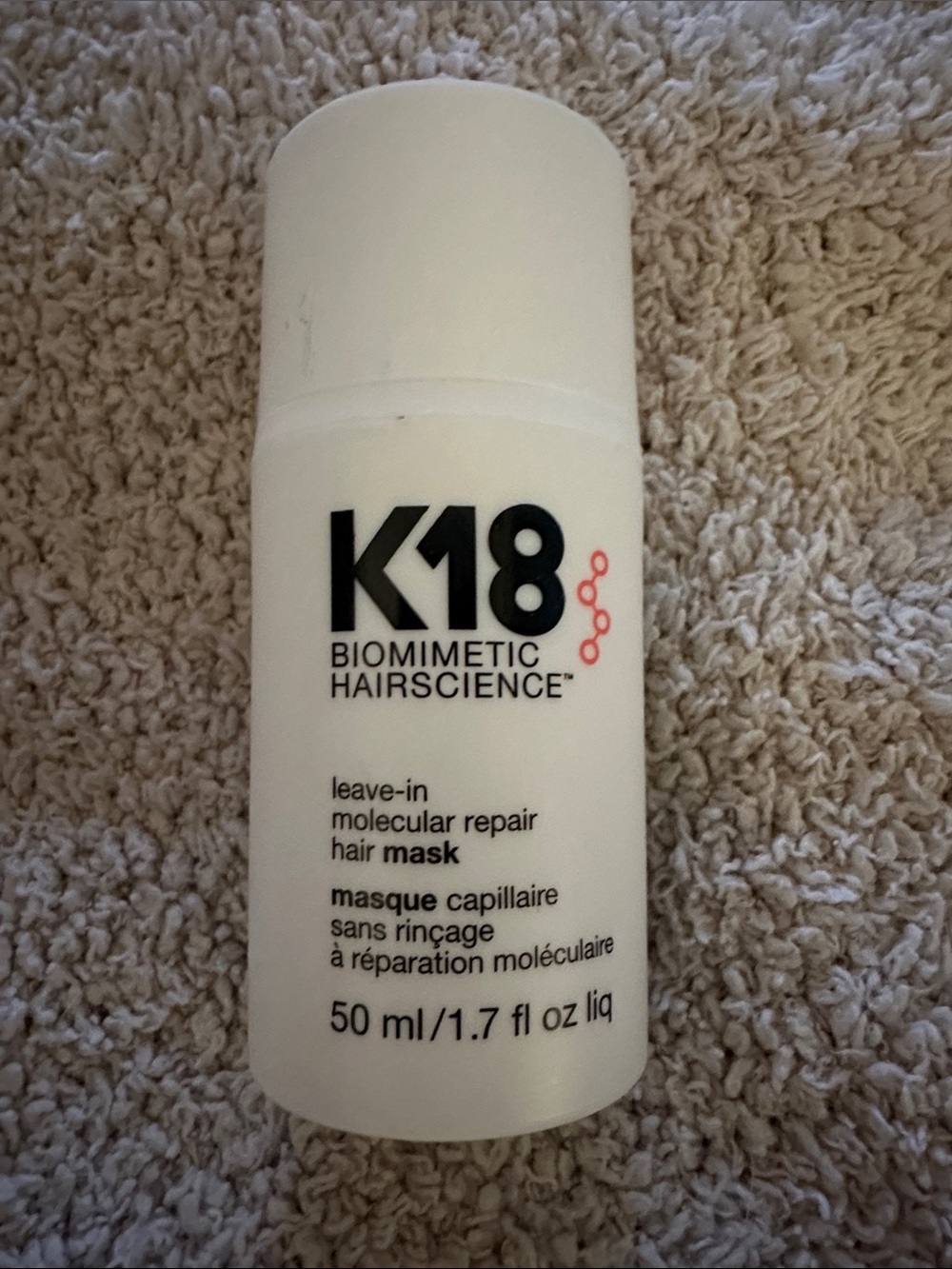 K18 Biomimetic Hairscience Leave-In Molecular Repair Hair Mask -1.7 oz
